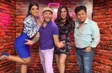 Connie Garcés, Jorge Heredia, María Marcedes Pacheco y Oswaldo Segura,.