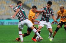 Barcelona pierde 1-0 ante Fluminense en suelo brasileño.