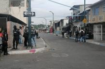 El cuerpo quedó a unos 20 metros de la esquina de las calles 48 y Rosendo Avilés.