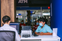 Una de las oficinas de la ATM donde se pueden pagar las multas de tránsito