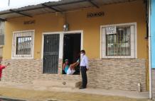 En este domicilio fue asesinado Édison Marcillo Villamar. Él intentó huir de sus verdugos.