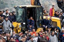 Muchas personas estuvieron expectantes al infortunio del niño marroqui.