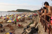 Playas de la costa durante Carnaval