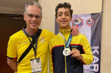 Joaquín Páez ganó una medalla de oro para Ecuador en el Sudamericano 2022.