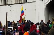 En Cotopaxi también está tomada de ‘manera simbólica’ las instalaciones de la Gobernación.