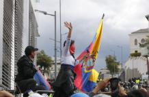 Marcha liderada por mujeres indígenas pide salida del presidente de Ecuador