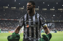 El atacante brasileño Hulk es una de las principales armas que tiene en ataque el Atlético Mineiro de Brasil.