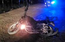 Dos motos fueron quemadas en una zona desolada del este de Cuenca