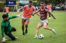 Barcelona entrena para la final ante Aucas.