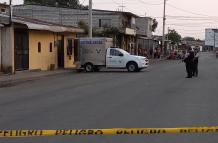 El cadáver quedó tendido dentro de una vivienda de la populosa zona duraneña.