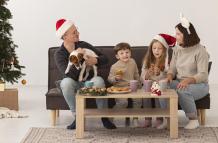 front-view-of-family-on-christmas-concept