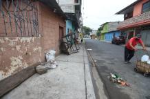 En este lugar fue asesinado el expolicía Ronny Sánchez Falconez, de 33 años.