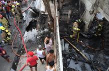 Incendio consumió una vivienda y familia lo perdió todo