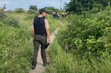 Los cuerpos fueron encontrados en un sector donde hay maleza.