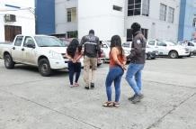 Dos mujeres fueron detenidas durante un allanamiento en Mapasingue.