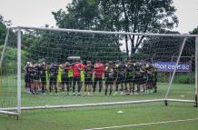 En día de su aniversario 1 de Mayo, Barcelona entrenó por la mañana pensando en Palmeiras por Copa Libertadores.