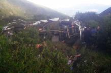 El accidente ocurrió en el kilómetro 8 de la vía a Papallacta, informó el Cuerpo de Bomberos.