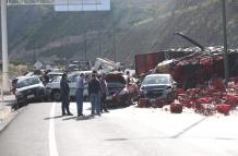 Accidente en la vía