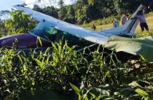 Otra avioneta se estrelló en Pastaza.