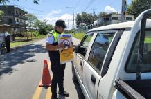 Agentes de tránsito realizaran capacitación a conductores.