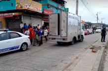 Policía en calle