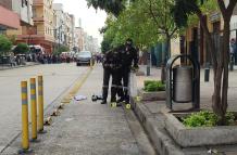 Policía trabajando