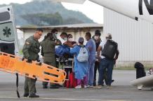 La mujer mordida llegó a Guayaquil.