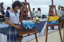 Se realizó un evento en Salinas por la llegada de las ballenas jorobadas.