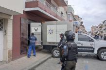 El lugar de los hechos del señalado crimen del comerciante, en Cuenca.