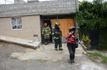 Bomberos llegarona a atender la emergencia.