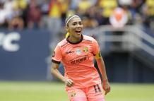 Madelen Riera, goleadora de Barcelona, volvió a aparecer ante Dragonas.