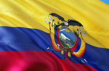 Bandera de Ecuador.