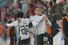 Paolo Guerrero estuvo presente en la victoria de Liga de Quito.