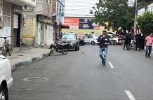 La Policía llegó al sitio.