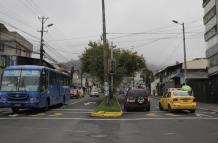 Los cortes de luz afectaron la movilización en la capital.