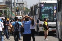 Hay malestar en la ciudadanía por la situación de la transportación urbana.