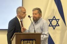 Tzach Sarid embajador de Israel y Johnny Czarninski cónsul honorario