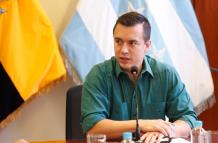 Daniel Noboa, presidente de Ecuador.