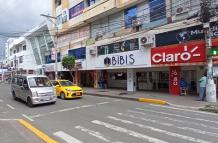 Locales comerciales de Esmeraldas cierran antes de la hora usual.