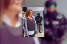 Verónica Saráuz, esposa de Fernando Villavicencio, lamentó la suspensión de la diligencia.