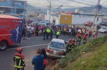 Accidente - heridos - Quito