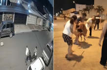 Captura de los dos incidentes que involucraron ataques de perros.