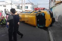 Accidente - heridos - Quito