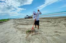 Nace iniciativa para mantener limpia la playa Las Palmas.