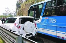 Cuando ocurren accidentes de tránsito, la circulación vehicular empeora en la capital.