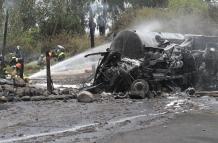 incendio - tanquero - Simón Bolívar