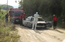 La pareja estaba reportada como desaparecida hasta que los familiares los reconocieron por la placa del carro