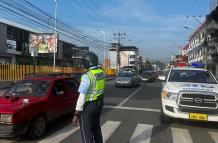 Durán tiene sus propios agentes para el tránsito vehicular.