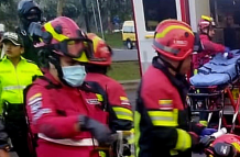 Personal del Cuerpo de Bomberos asistió a la emergencia.