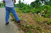 Las víctimas quedaron a un costado de la carretera de la Ruta Ecológica.